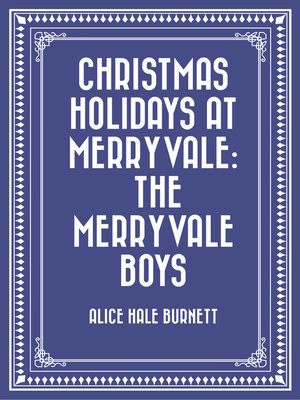 cover image of Christmas Holidays at Merryvale